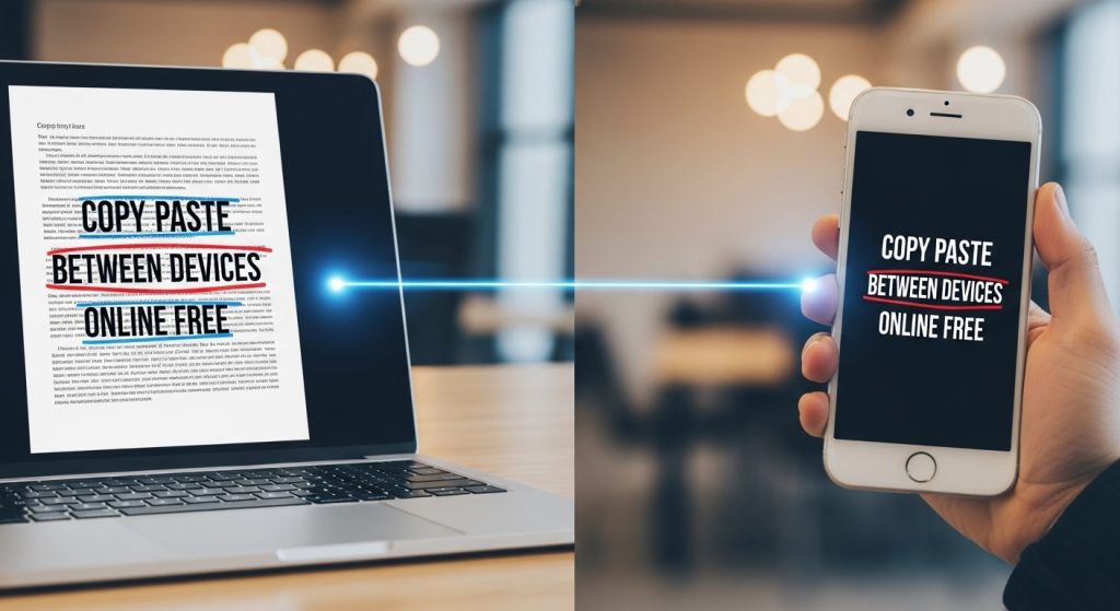 Copy Paste Between Devices Online Free