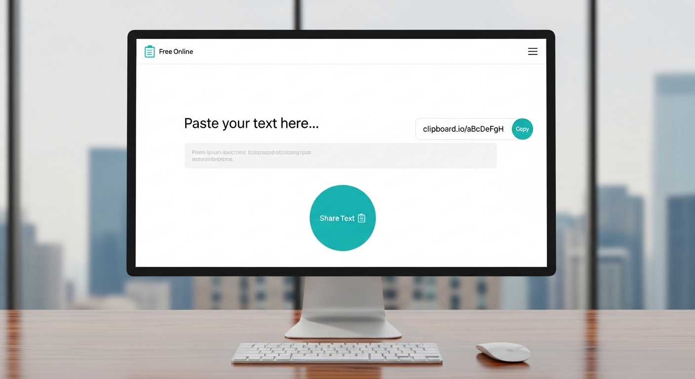 Free Online Clipboard Text Sharing Tool