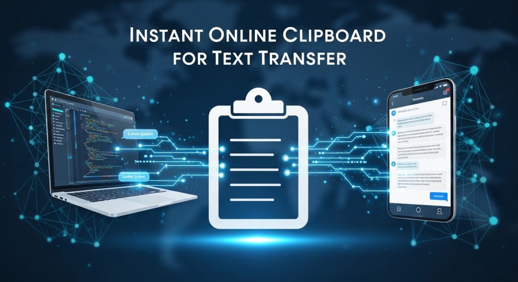 Instant Online Clipboard For Text Transfer