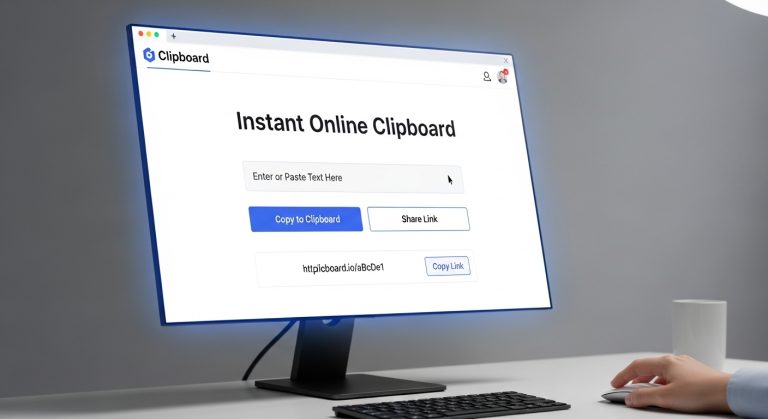 Instant Online Clipboard For Text Transfer