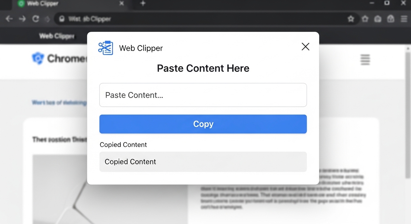 Simple Copy Paste Tool For Web Use
